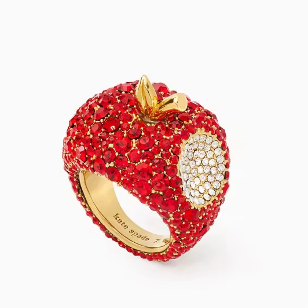 🍎 Kate spade apple cocktail ring